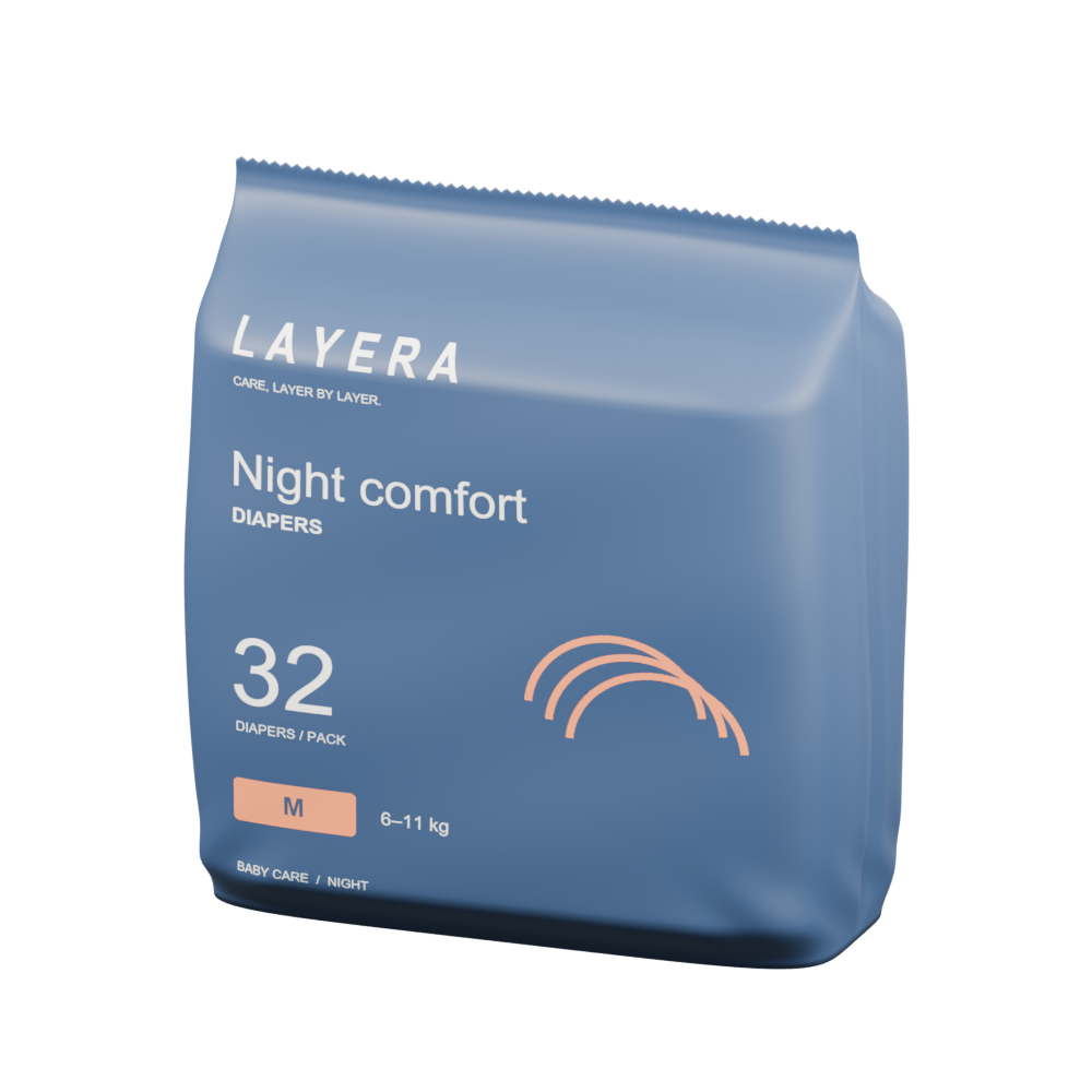 Night Comfort Diapers product packaging